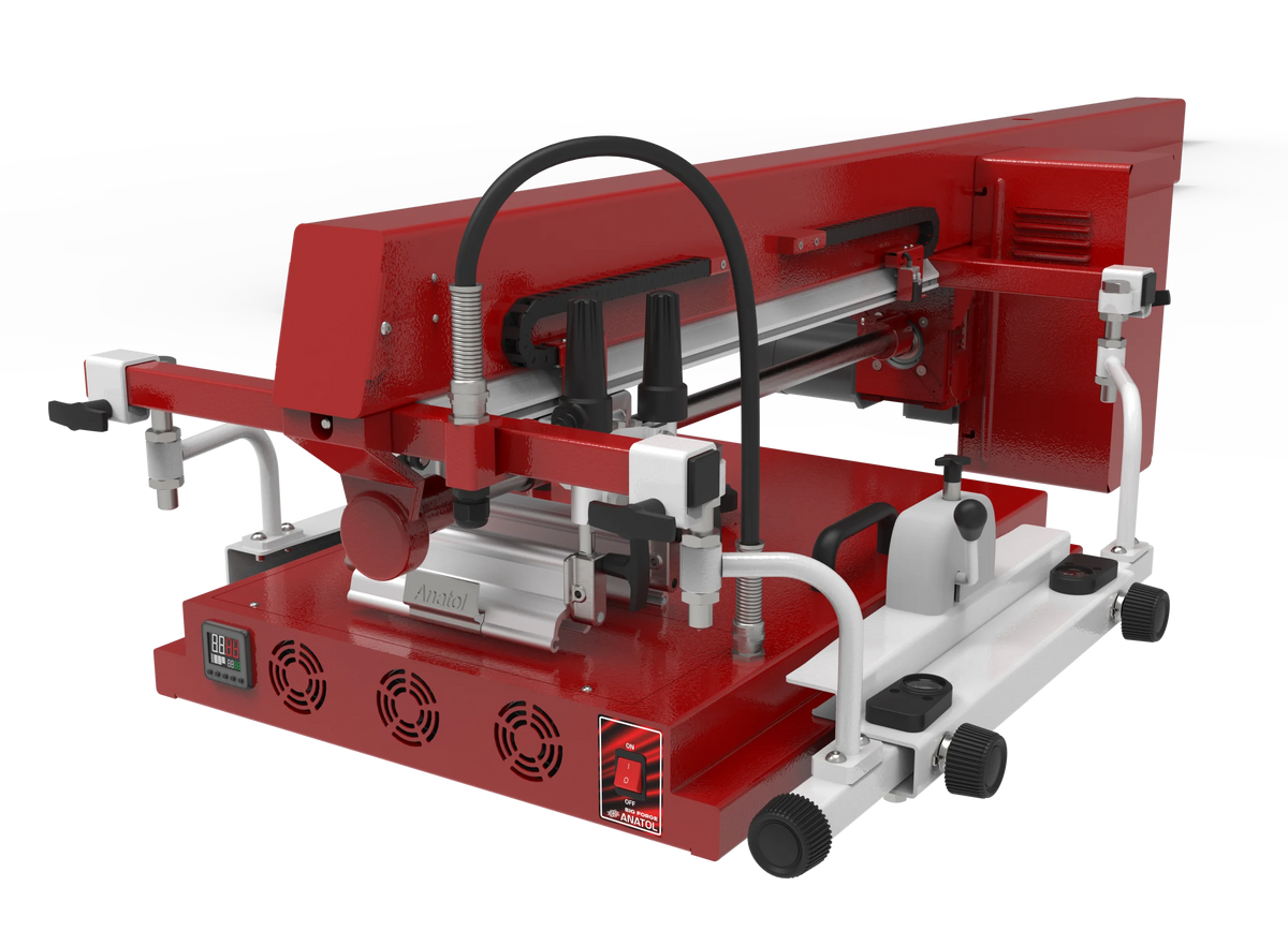 Big Forge – In-line Heat Press– Tech Support Screen Printing Supplies