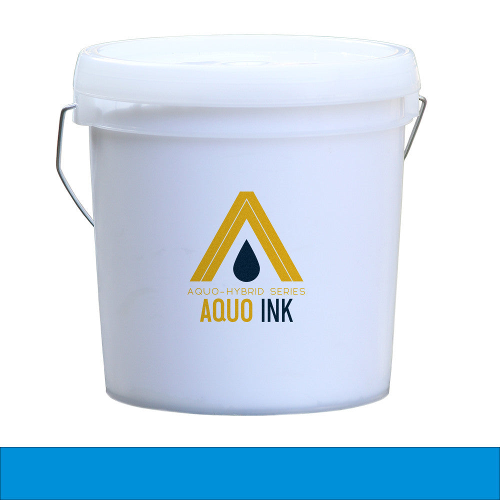 Aquo-Hybrid Light Blue water-based screen printing ink