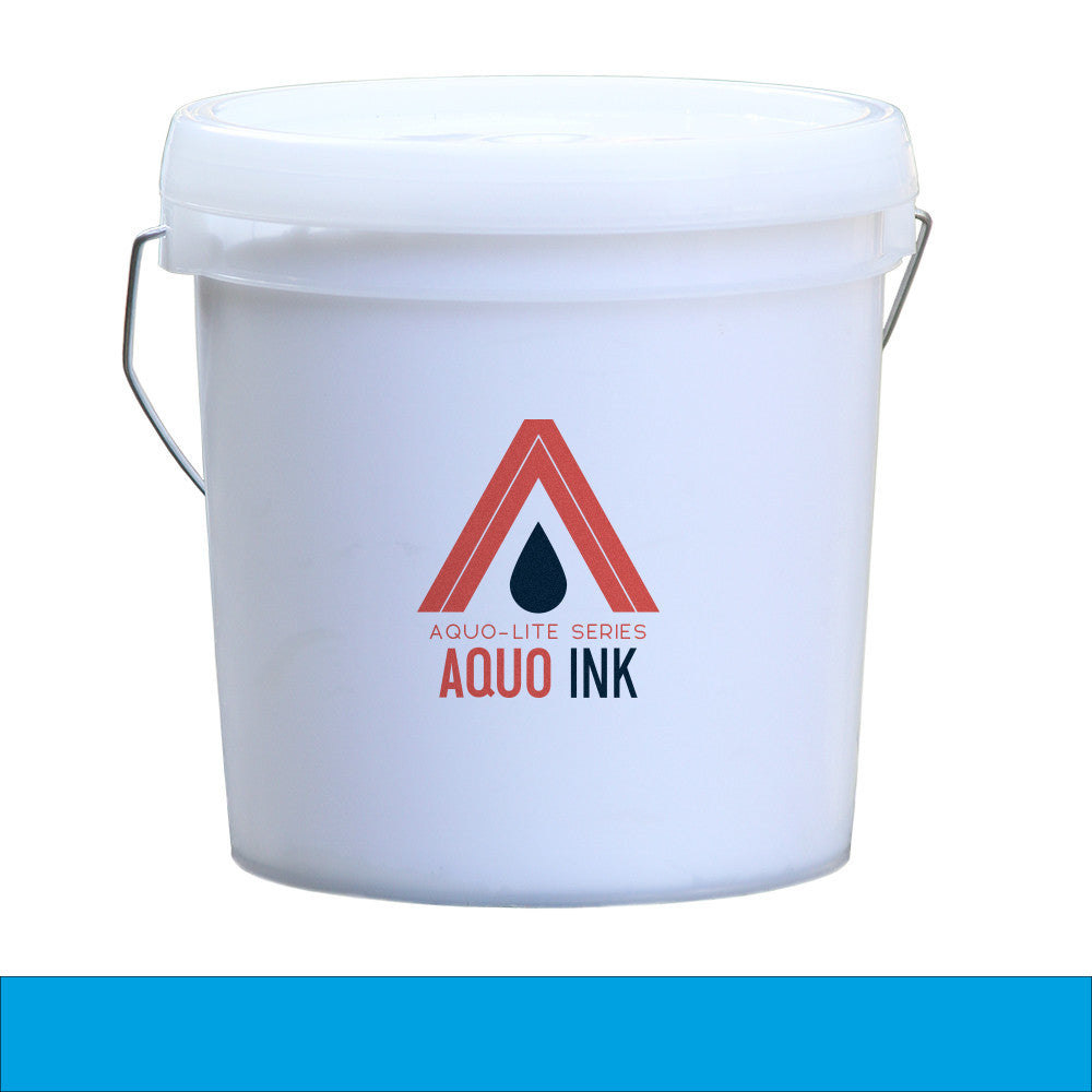 Aquo-Lite Light Blue water-based screen printing ink