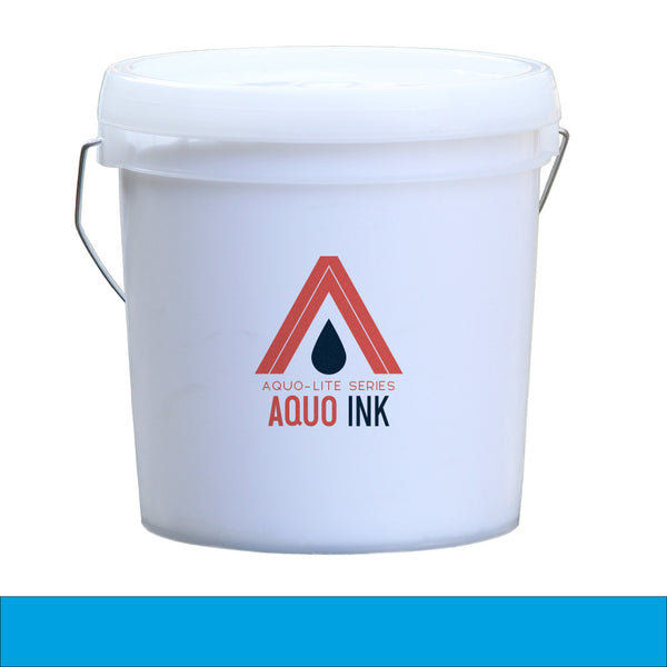 Aquo-Lite Light Blue water-based screen printing ink