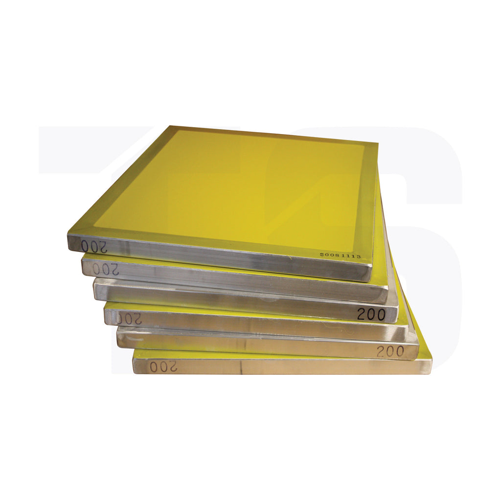 Aluminum Screen Printing Frame 20x24 with 230 Yellow Mesh