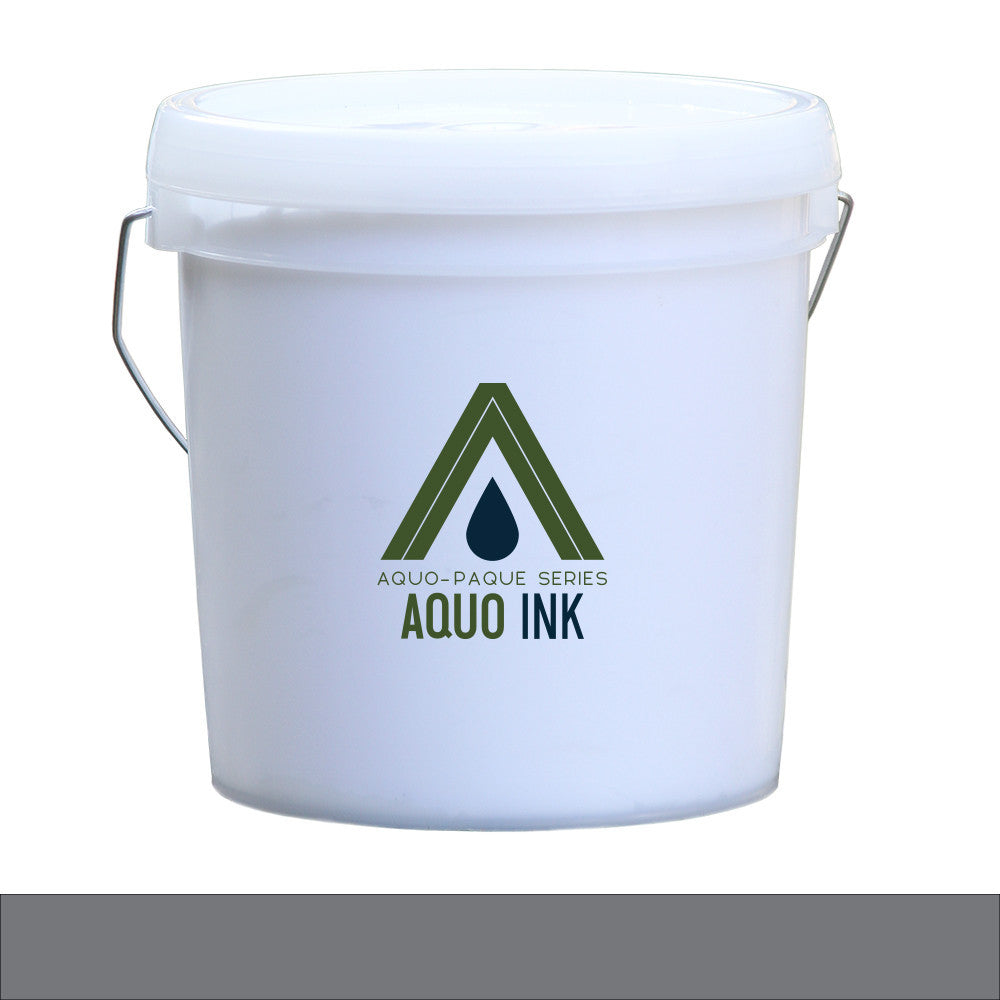 Aquo-Paque Medium Gray water-based screen printing ink